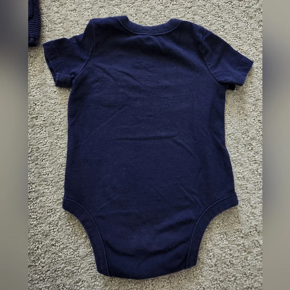 Gap 100% Cotton Blue Baby Girl Baby Boy‎ Bundle Set size 3-6 months
